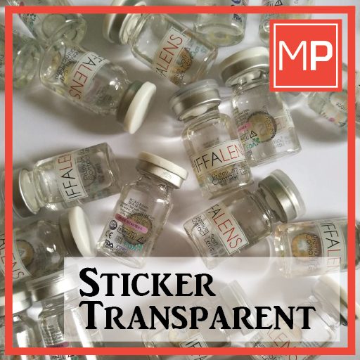 Sticker Transparent Murah